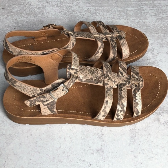 Corky’s Sandals Snake Print Oakdale Size 6 - Picture 6 of 8